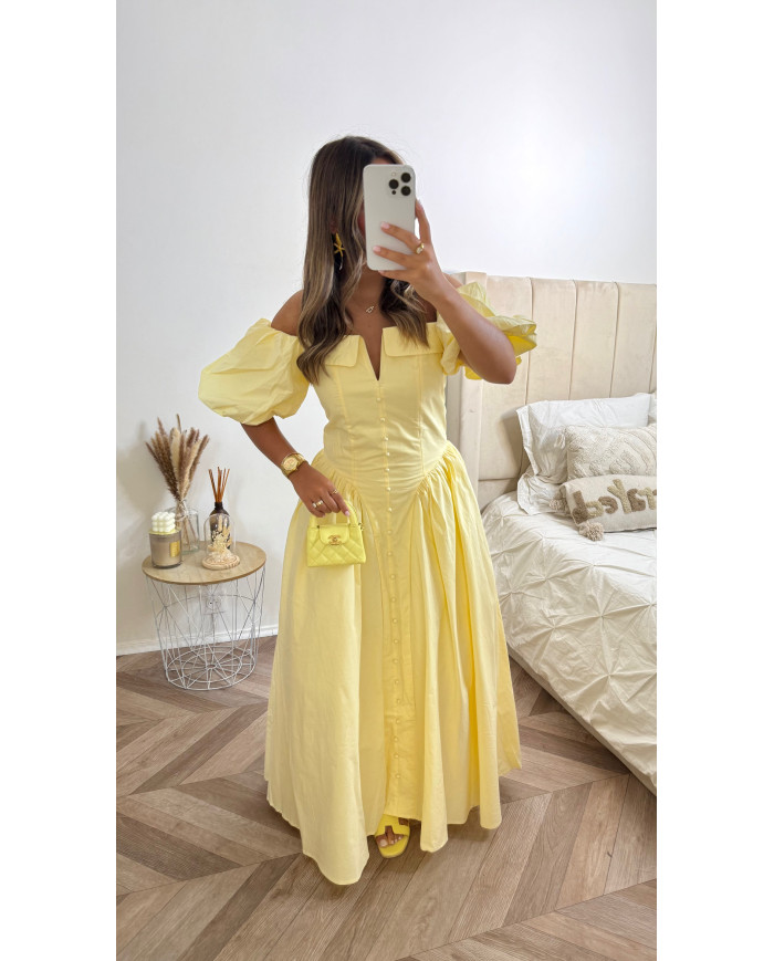 Robe ballerina Jaune