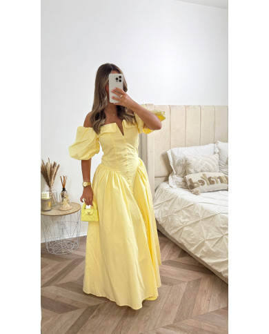 Robe ballerina Jaune