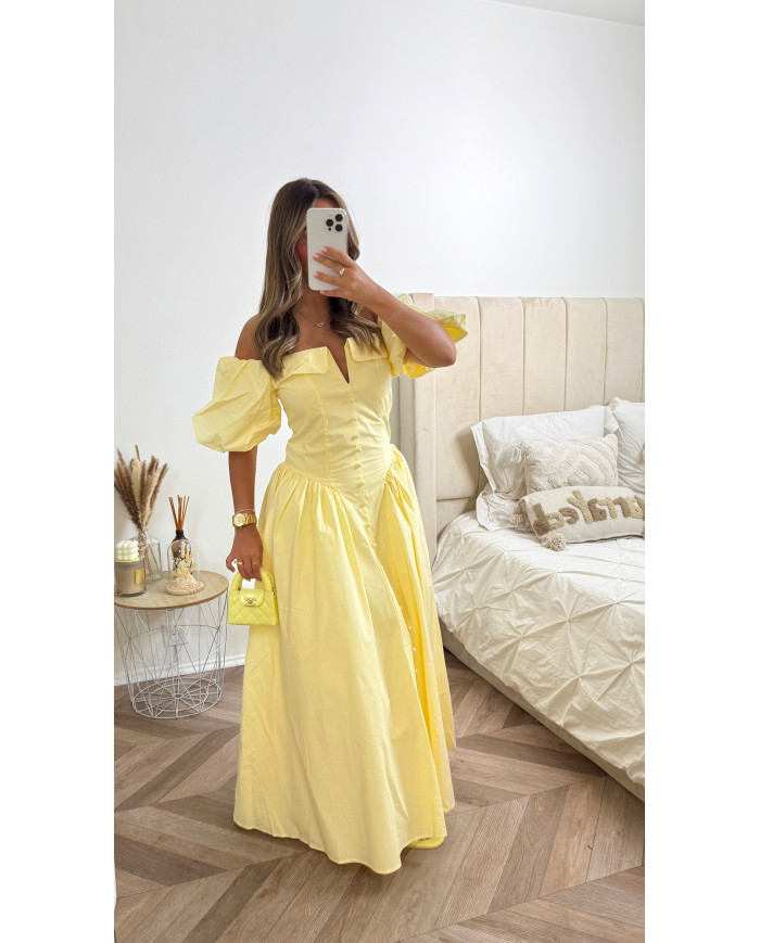 Robe ballerina Jaune