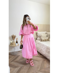 Ensemble Veste + jupe bouffante Rose