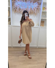 Combinaison Tige beige motif Choco