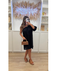 Ensemble veste + jean à pois choco