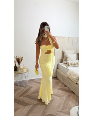 Robe Lisa blanche popeline