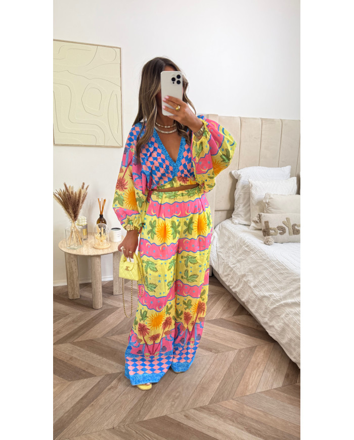 Ensemble pantalon casa cochella Fluo