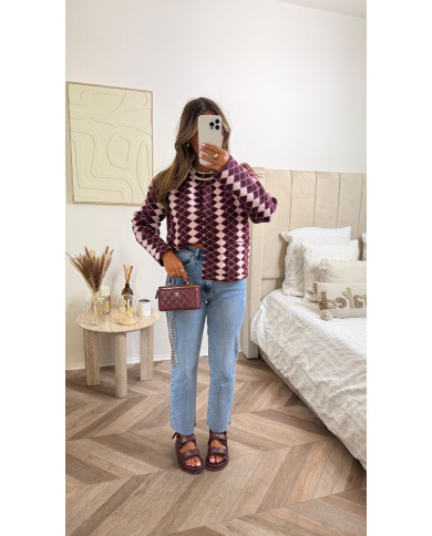 Jean Sam bleu foncé couper