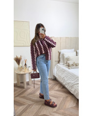 Jean Sam bleu foncé couper