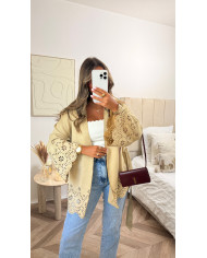 Veste Hypie daim broderie