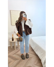 Jean évasé bleu brut SCHOOL