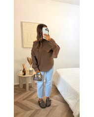 Haut asymétrique léger Beige