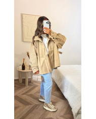 Trench imperméable Mi oversize