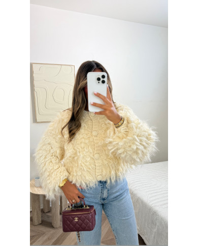 Gilet FROUFROU Beige