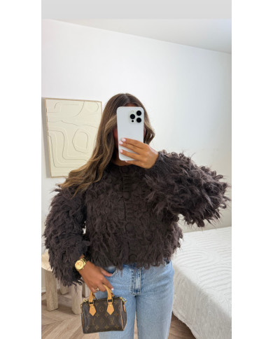 Gilet FROUFROU Choco