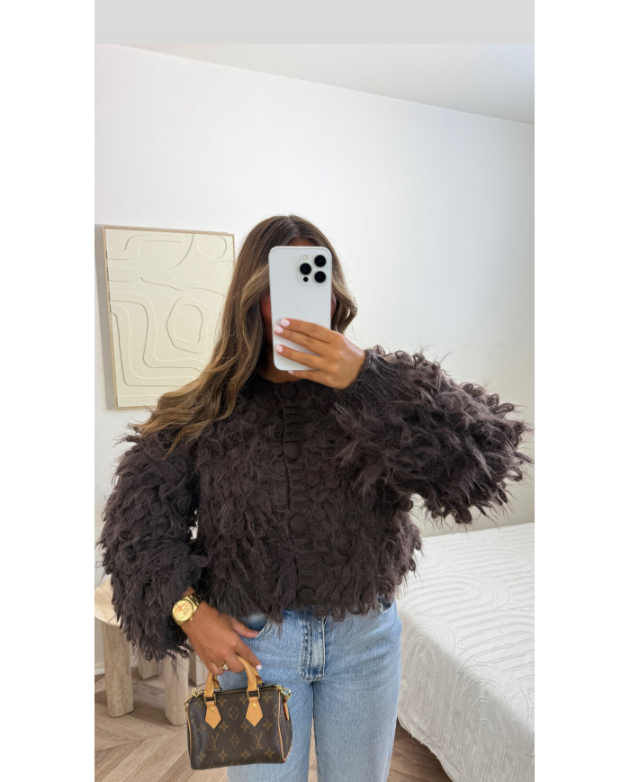 Gilet FROUFROU Choco