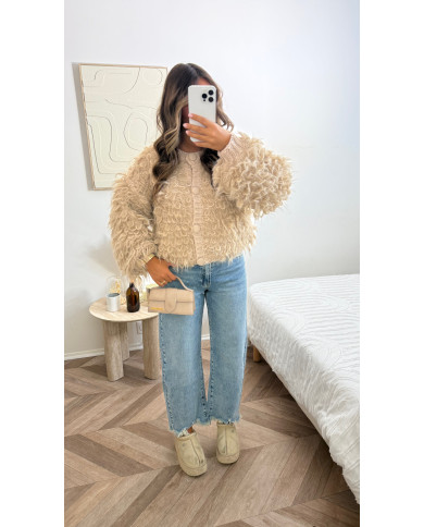 Gilet FROUFROU Taupe