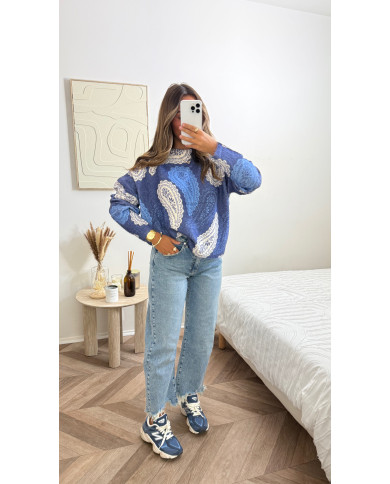 Pull KUJT Bandana bleu