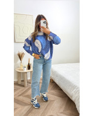 Pull KUJT Bandana bleu