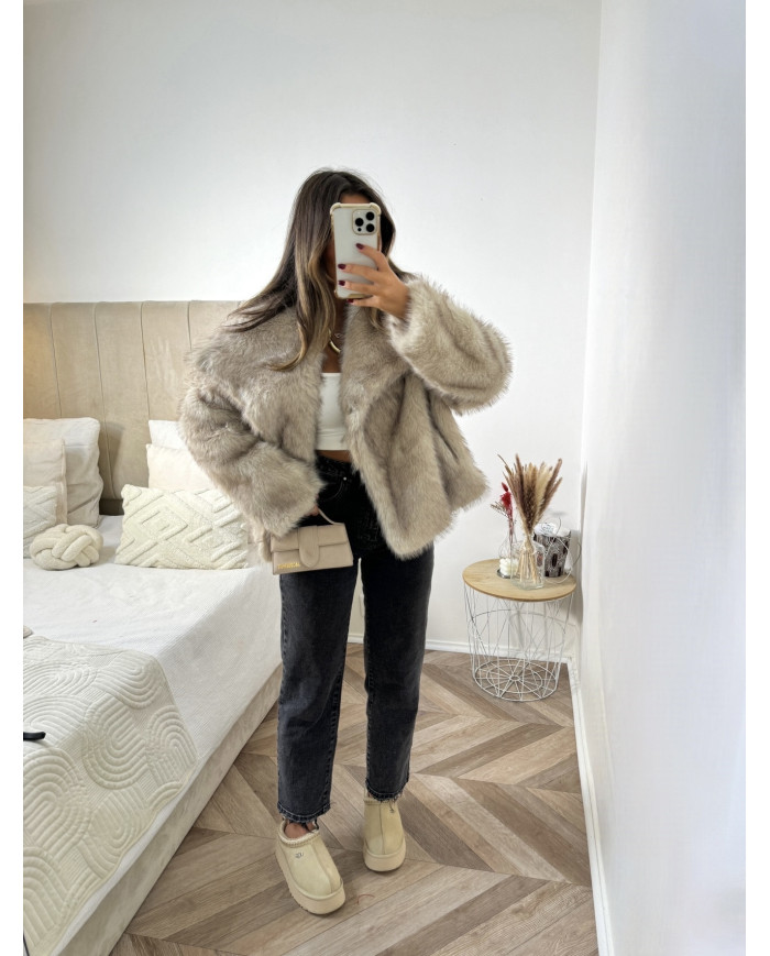 Fourrure Vegan Beige