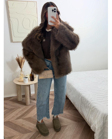 Fourrure Vegan Choco