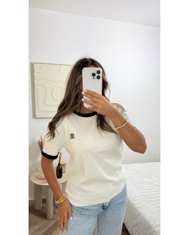 Mini haut Blanc Lovew