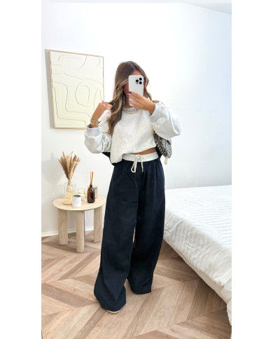 Jogging Bleu brut et & gris