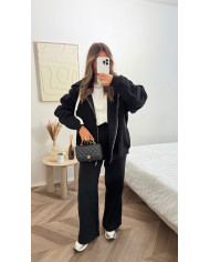 Pantalon jogging sweat bleu marine