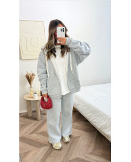 Pantalon jogging sweat bleu marine