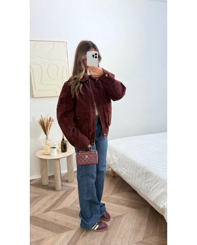 Veste Inspi Za burgundy