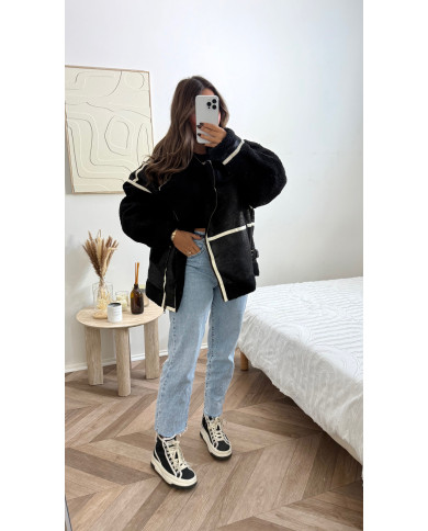 Bombardier Gab noir & blanc