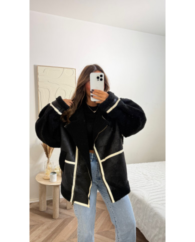 Bombardier Gab noir & blanc