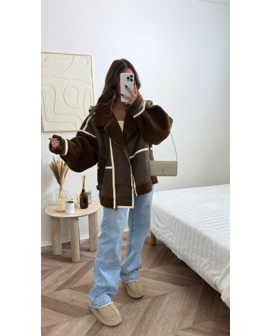 Bombardier Gab Choco & beige