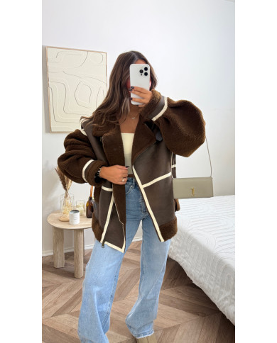 Bombardier Gab Choco & beige