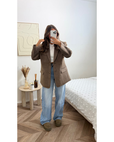 Blazer épais choco
