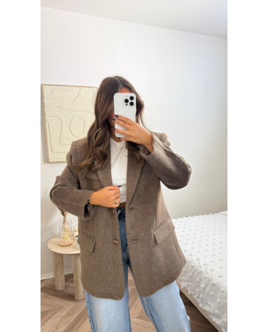 Blazer épais choco