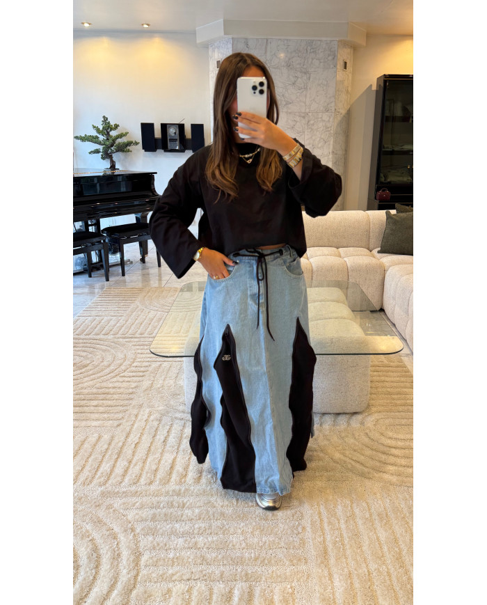 Jupe en jean Gani bleu