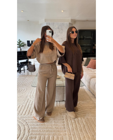 Ensemble Pantalon CASHY Choco