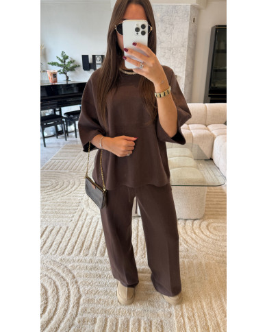 Ensemble Pantalon CASHY Choco
