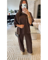 Ensemble Pantalon CASHY Choco Ensemble Pantalon CASHY Choco