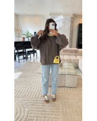 Blazer uni épaulette Croisé Bordeaux