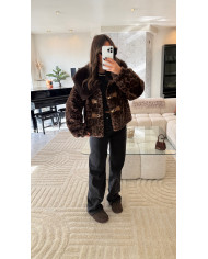 Fourrure Cardigan Beige