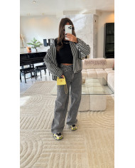 Fourrure léopard col Choco