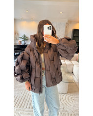 Doudoune relief choco