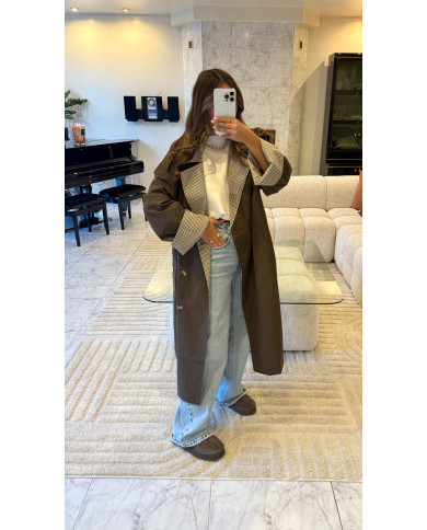 Trench long imperméable Choco & carraux