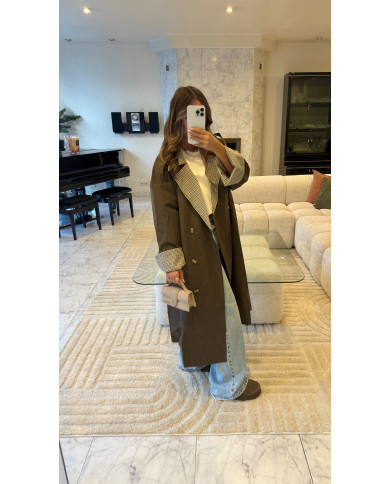 Trench long imperméable Choco & carraux