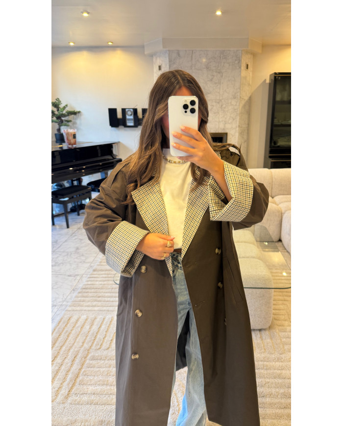 Trench long imperméable Choco & carraux