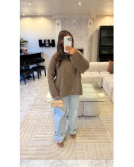 Pull Cocon Taupe