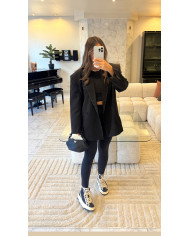 Blazer Black Surpiqué