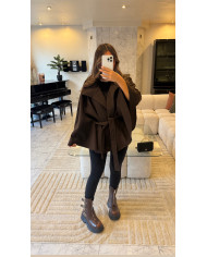 Veste cape choco