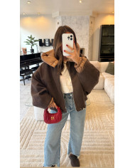 Veste Imperméable À capuche amovible Choco & Camel