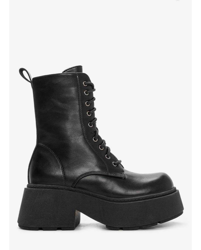 Bottines à lacets Noir