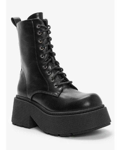 Bottines à lacets Noir